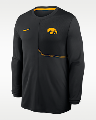 Мужские  Iowa Sideline Coach Nike Dri-FIT College Long-Sleeve Top