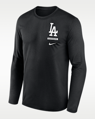 Мужская футболка Los Angeles Dodgers 2-Hit Legend Nike Dri-FIT MLB Long-Sleeve