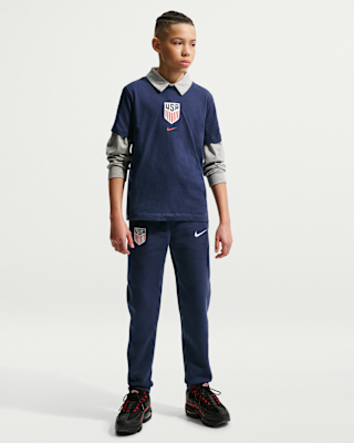 Детские спортивные штаны USMNT Club Fleece Big Kids' (Boys') Nike Soccer Joggers