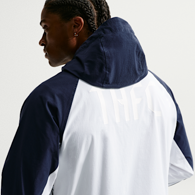 Nike Tottenham Hotspur Tech Windrunner Nike Tam Boy Fermuarlı Dokuma Erkek Futbol Ceketi görsel 2