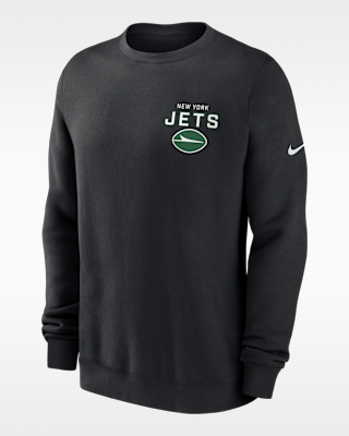 Мужские New York Jets Draw Block Club Nike NFL Pullover Crew