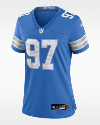 Женские джерси Aidan Hutchinson Detroit Lions Nike NFL Game Football Jersey для футбола