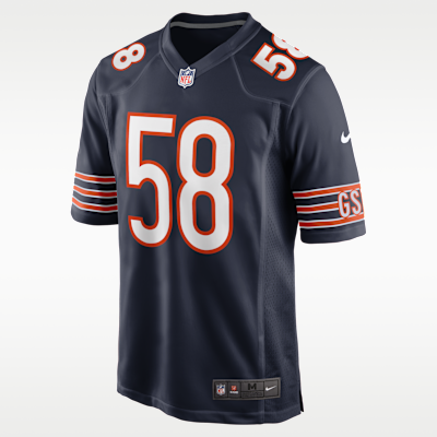 Darnell Wright Chicago Bears Men's Nike NFL Game Football Jersey