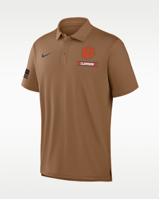 Мужские  Clemson Military Appreciation Nike Dri-FIT College Polo