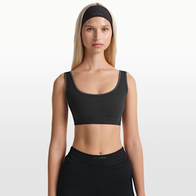 Bralette NikeSKIMS Ribbed Seamless med djup halsringning för kvinnor