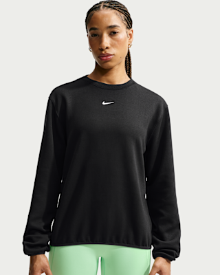 Женский свитшот Nike Studio Fleece Sport Dri-FIT Crew-Neck