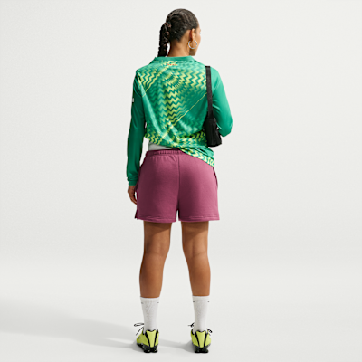 Nike Studio Fleece Orta Kalınlıkta Normal Belli Kadın Şortu görsel 5