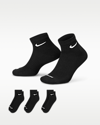 Unisex носки Nike Everyday Plus Cushioned Training Ankle Socks (3 Pairs) для тренировок