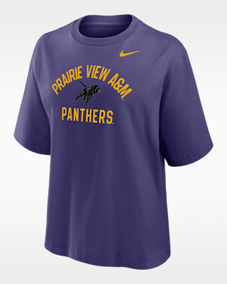 Женская футболка Nike College (Prairie View A&M University) Boxy