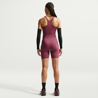 Nike Tempo Orta Destekli Crop Spor Sütyenli Kadın Atleti görsel 5