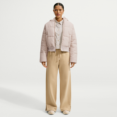 Nike Sportswear Classic Puffer Therma-FIT Bol Kapüşonlu Kadın Ceketi görsel 4