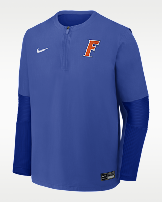 Мужские  Florida Dugout Nike Dri-FIT College 1/4-Zip Long-Sleeve Windshirt