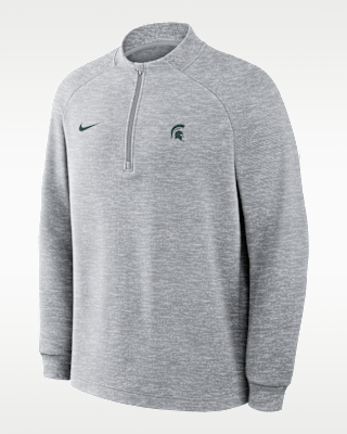 Мужские  Michigan State Par Nike Therma-FIT College Half-Zip Pullover