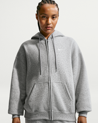 Женское худи Nike Studio Fleece Medium Weight Oversized Full-Zip Hoodie