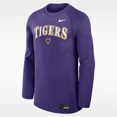 LSU Dugout Game Time Men's Nike Dri-FIT College Long-Sleeve T-Shirt