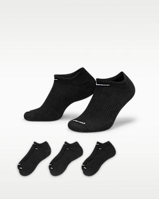 Unisex носки Nike Everyday Plus Cushion Training No-Show Socks (3 Pairs) для тренировок