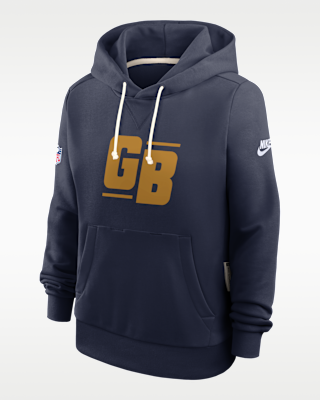 Женское худи Green Bay Packers Alt Pack Nike Dri-FIT NFL Pullover Hoodie