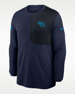 Мужские  Tennessee Titans Sideline Coach Nike Dri-FIT NFL Long-Sleeve Top