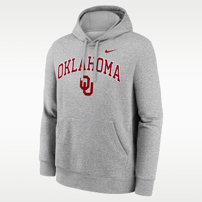 Oklahoma Arch Men's Nike College Pullover Hoodie
