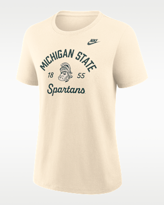 Женская футболка Michigan State Legacy Team Name Nike College