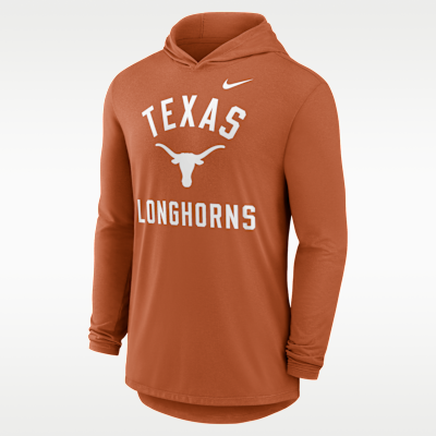 Texas Campus Arch Men's Nike Dri-FIT College Long-Sleeve Hooded T-Shirt