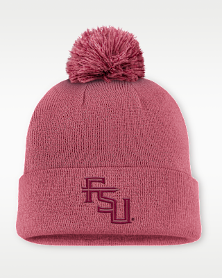 Мужские  Florida State Primetime Campus Toned Nike College Cuffed Pom Beanie