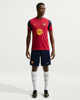 Мужские шорты FC Barcelona Strike Nike Dri-FIT Soccer Knit Shorts