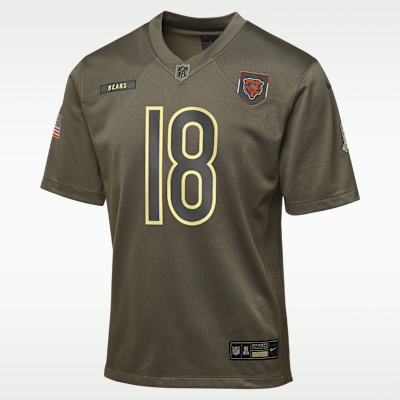 Caleb Williams Chicago Bears Salute to Service Big Kids’ Nike NFL Game Jersey