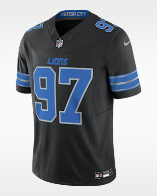 Мужские джерси Aidan Hutchinson Detroit Lions Nike Dri-FIT NFL Limited Football Jersey для футбола