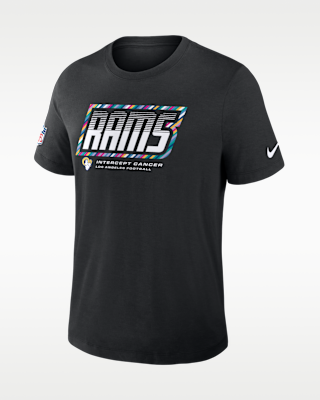 Мужская футболка Los Angeles Rams Crucial Catch Sideline Nike Dri-FIT NFL