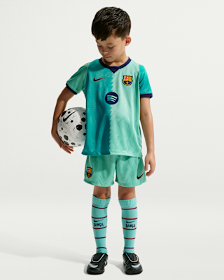 Детские  FC Barcelona 2026/27 Stadium Third Little Kids' Nike Soccer Replica 3-Piece Kit