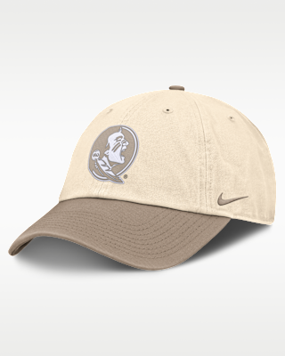Мужские Florida State Natural Club Nike College Adjustable Hat