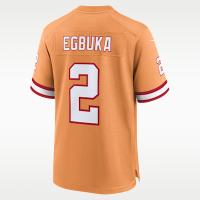 Jersey Nike de la NFL Game para hombre de Emeka Egbuka de los Tampa Bay Buccaneers