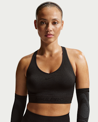 Женские Nike Pro Seamless Dri-FIT Cropped Tank Top