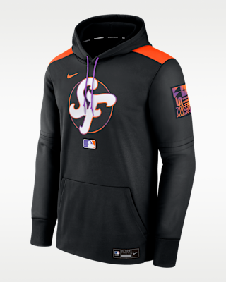 Мужское худи San Francisco Giants Authentic Collection City Connect Nike Therma MLB Pullover Hoodie
