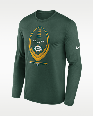 Мужская футболка Green Bay Packers Legend Icon Nike Dri-FIT NFL Long-Sleeve