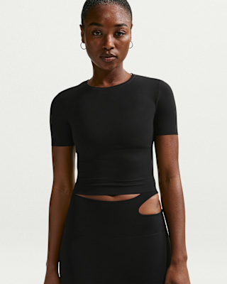 Женские шорты Nike Zenvy Dri-FIT Short-Sleeve Top