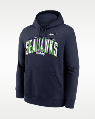 Мужское худи Seattle Seahawks Club Nike NFL Pullover Hoodie