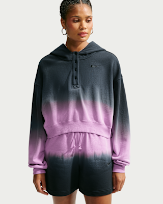 Женское худи Nike Sportswear Phoenix Fleece Oversized Henley Hoodie