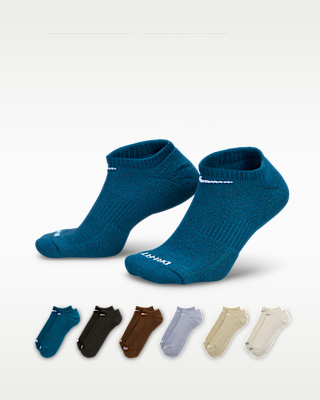 Unisex носки Nike Everyday Plus Cushioned Training No-Show Socks (6 Pairs) для тренировок