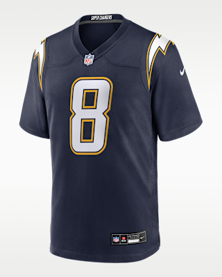 Мужские джерси Omarion Hampton Los Angeles Chargers Nike NFL Game Jersey