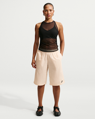 Женские шорты Nike Sportswear Mid-Rise Loose Knee-Length Shorts