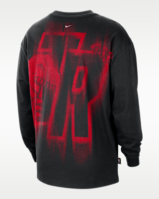 Мужские  Toronto Raptors Standard Issue Nike Dri-FIT Long-Sleeve Basketball Top для баскетбола
