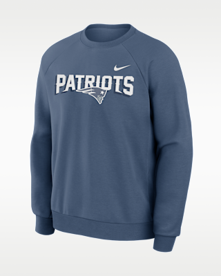 Мужские  New England Patriots Rivalries Collection Primary Nike Dri-FIT NFL Pullover Crew