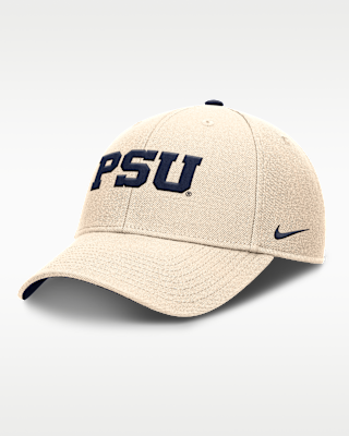 Мужские  Penn State Primetime Rise Nike Dri-FIT College Trucker Adjustable Hat