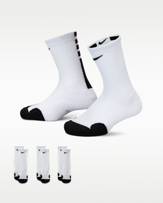 Unisex носки Nike Dri-FIT Elite Little Kids' Crew Socks (3 Pairs)