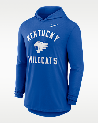 Мужская футболка Kentucky Campus Arch Nike Dri-FIT College Long-Sleeve Hooded