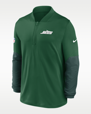 Мужские  New York Jets Feel The Pressure Nike Dri-FIT NFL 1/2-Zip Top