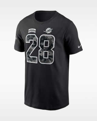 Мужская футболка De'Von Achane Miami Dolphins Salute to Service Nike NFL