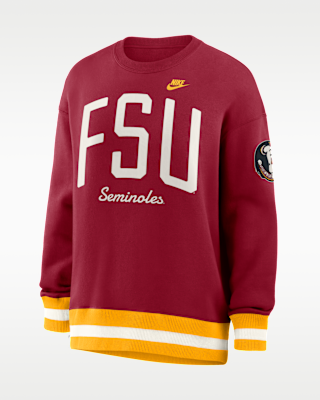 Женские  Florida State Legacy Nike College Pullover Crew